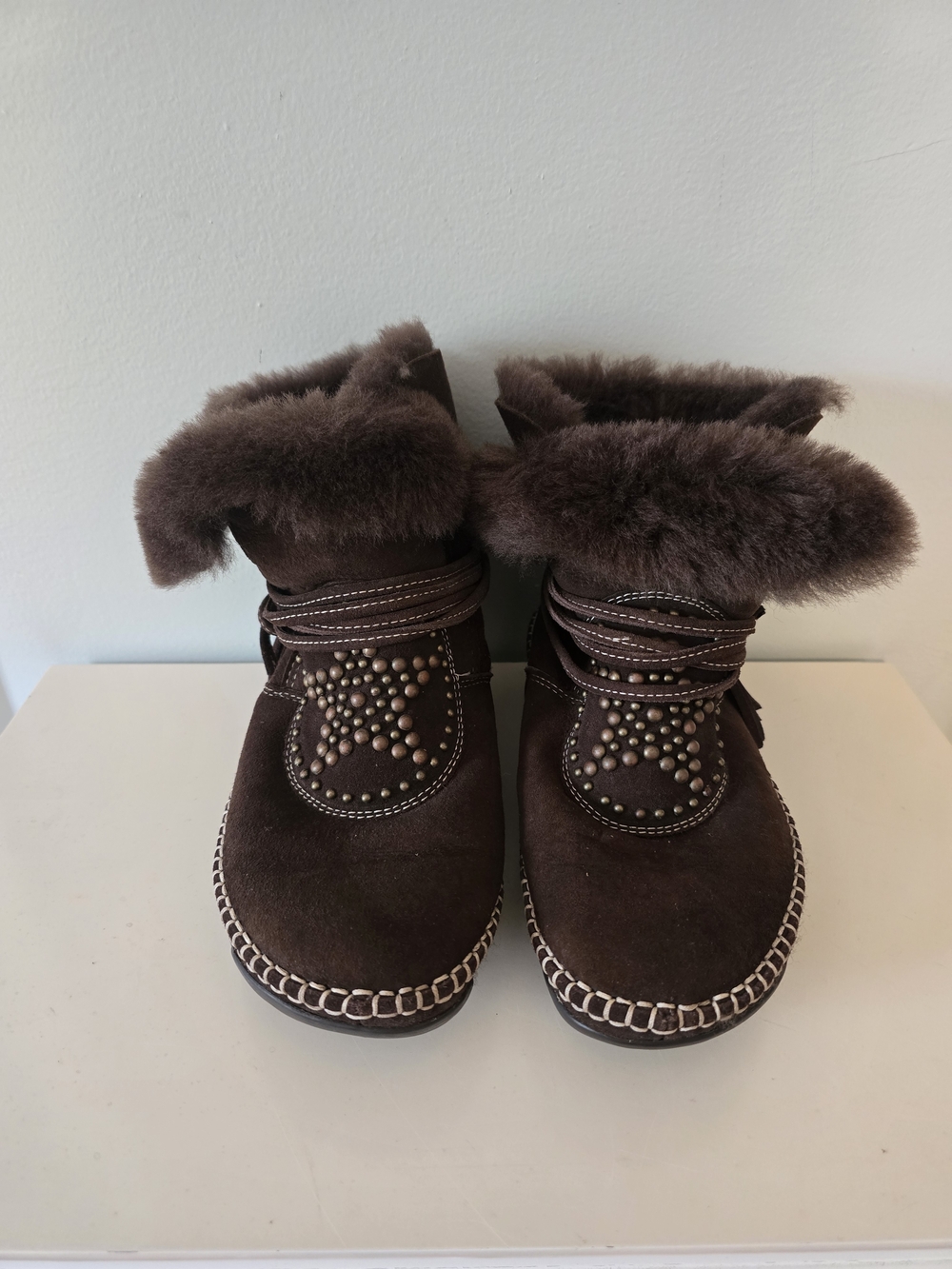 Rare: fitflop × ANNA SUI Suede Mouton Boot